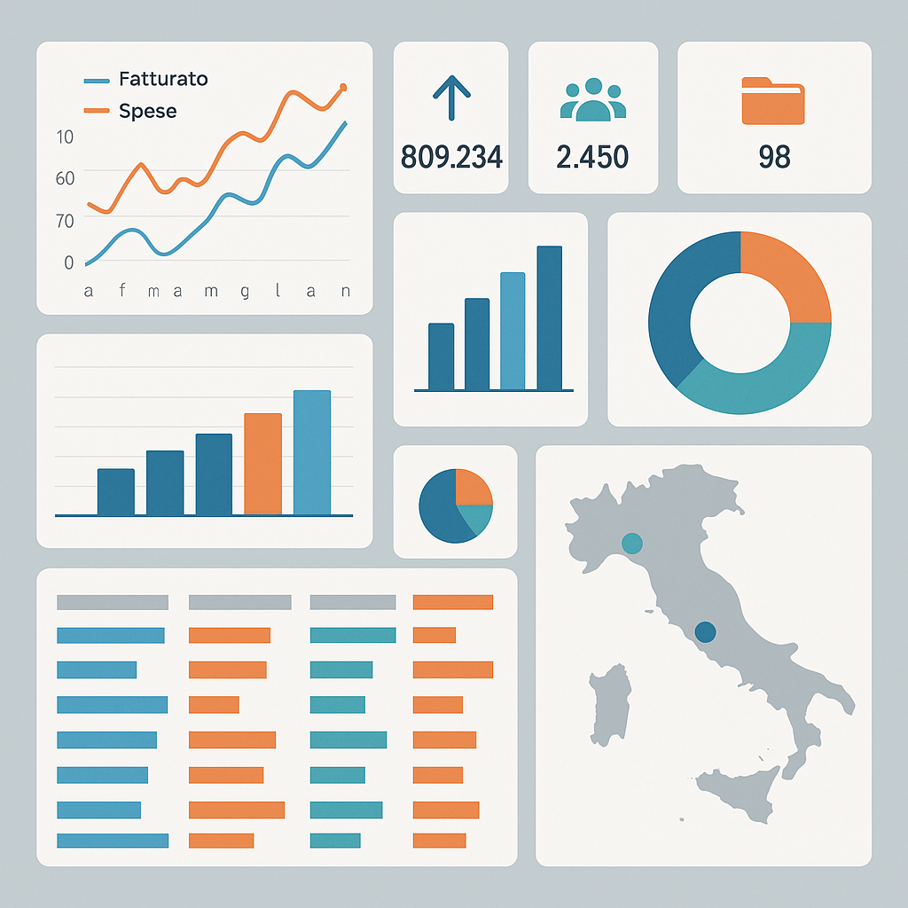 Dashboard amministrativa